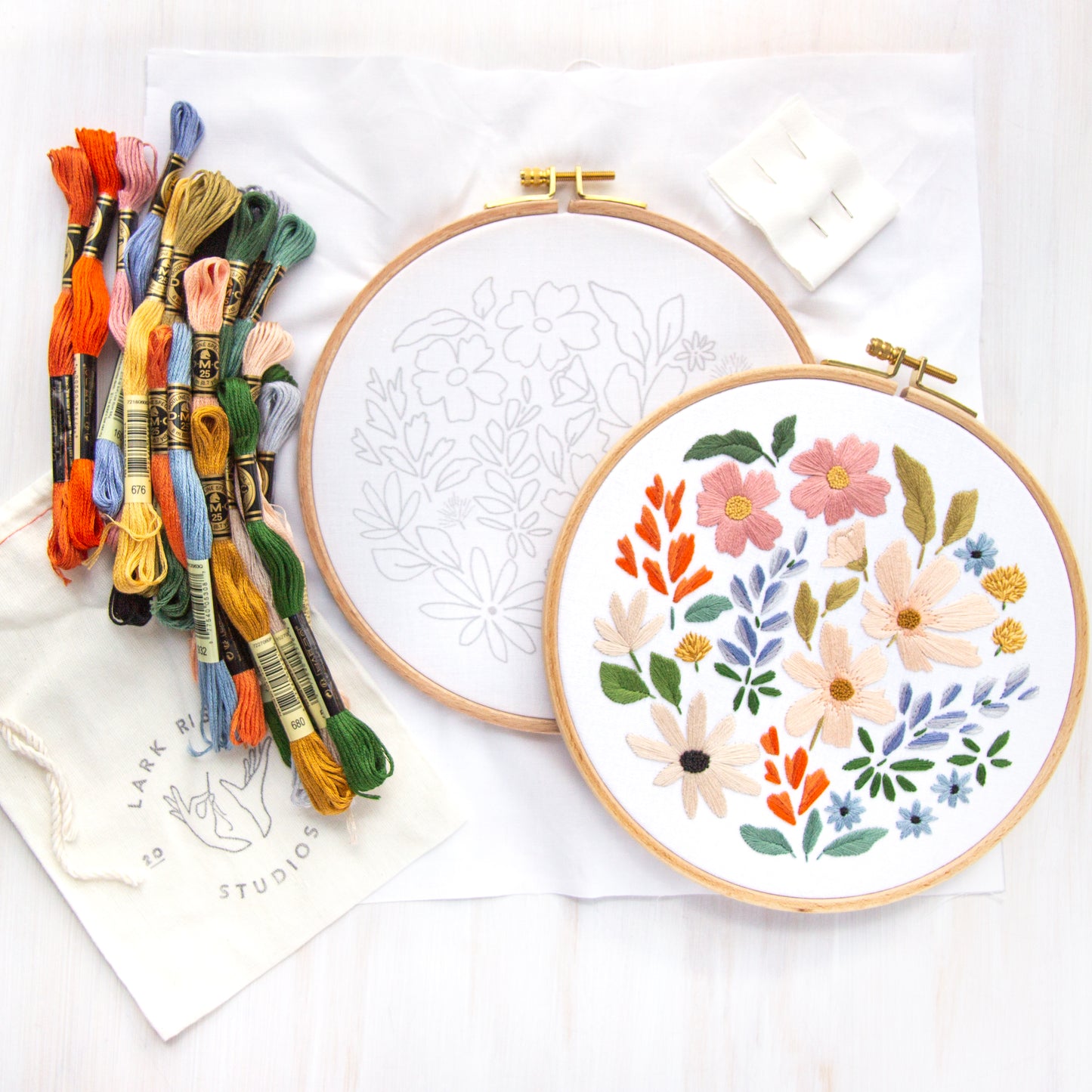 Alpine Posy Embroidery Kit