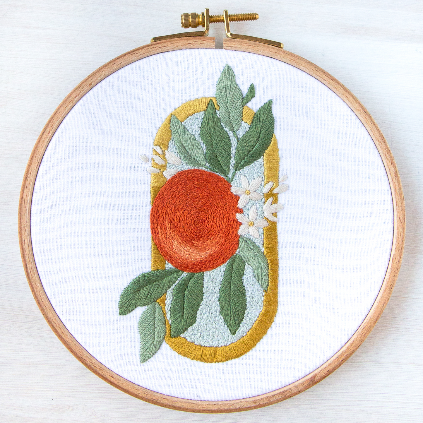 Citrus Embroidery Pattern