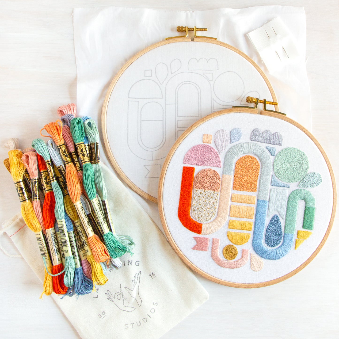 Over the Rainbow Embroidery Kit