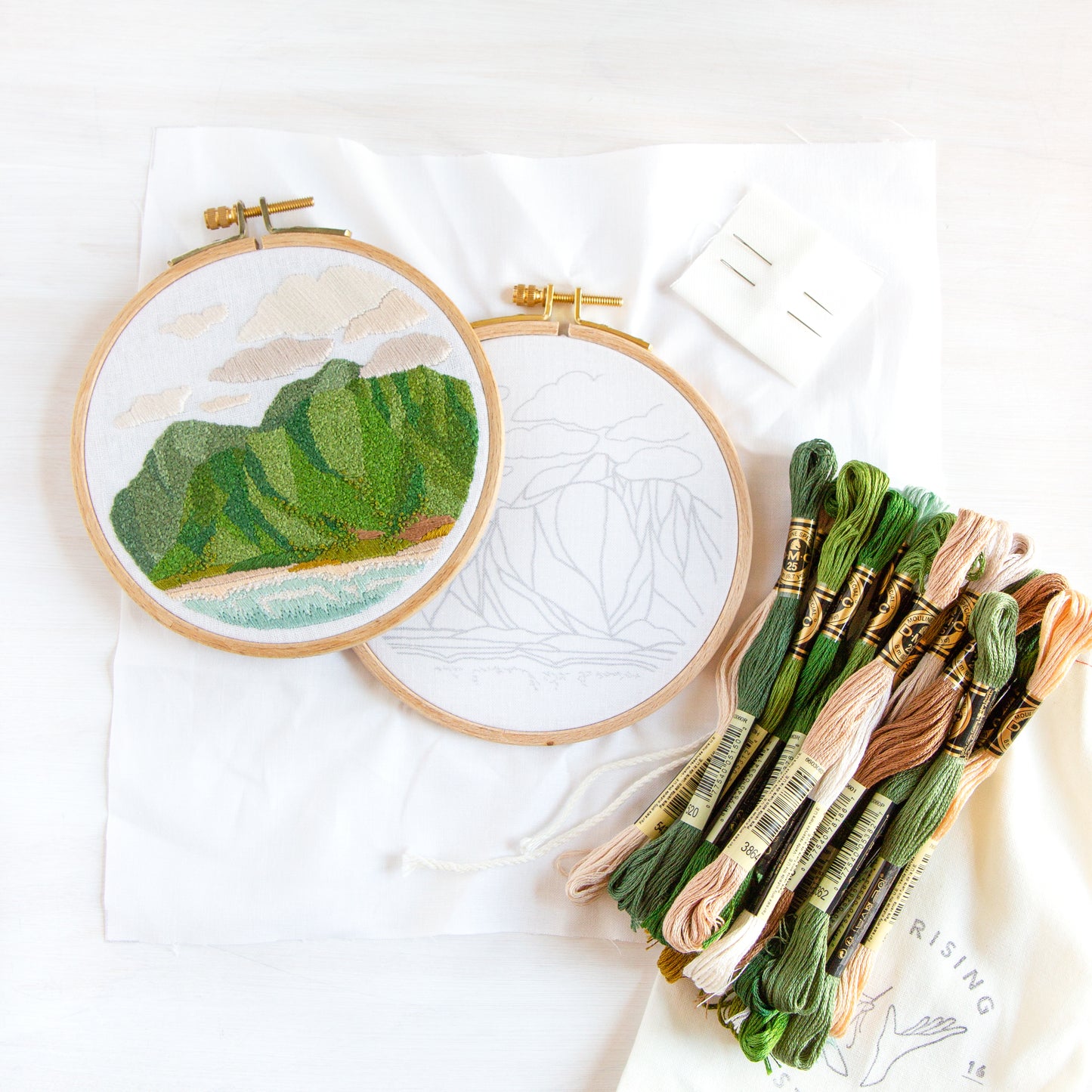 Somewhere to Lava Embroidery Kit
