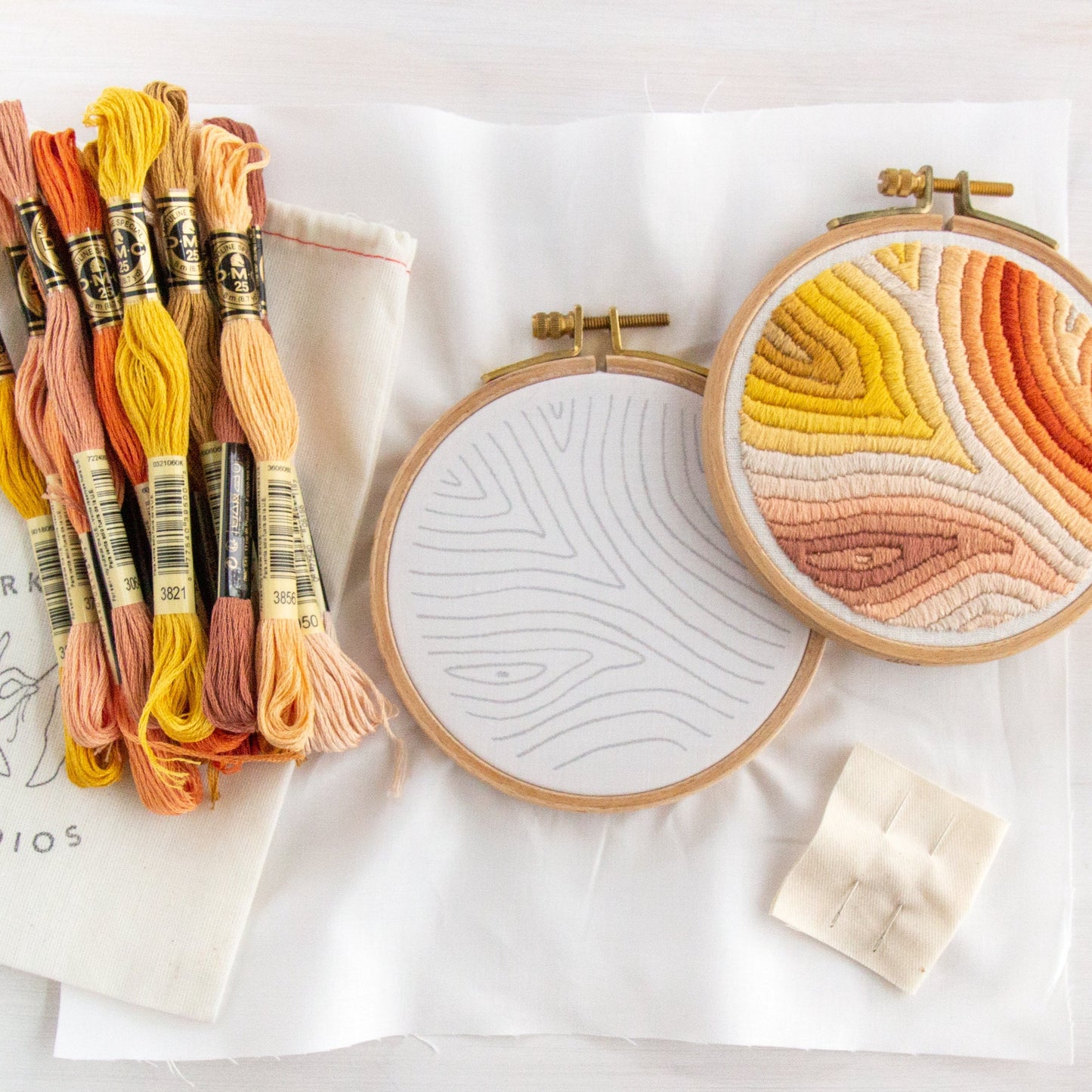 Sandstone Marbled Embroidery Kit