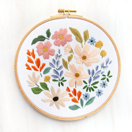 Alpine Posy Embroidery Pattern