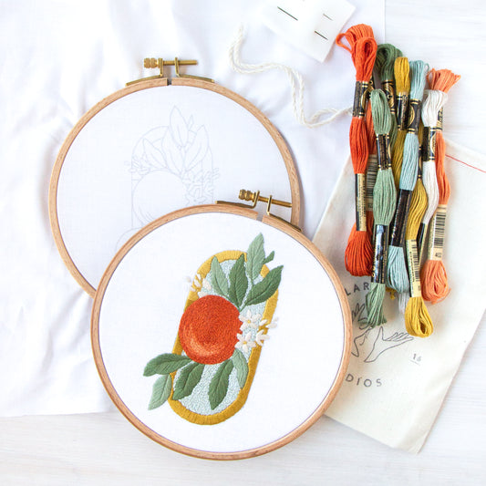 Citrus Embroidery Kit