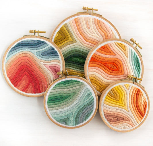 Marbled Embroidery Pattern