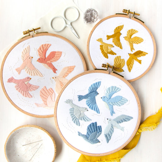 Meadowlark Embroidery Pattern