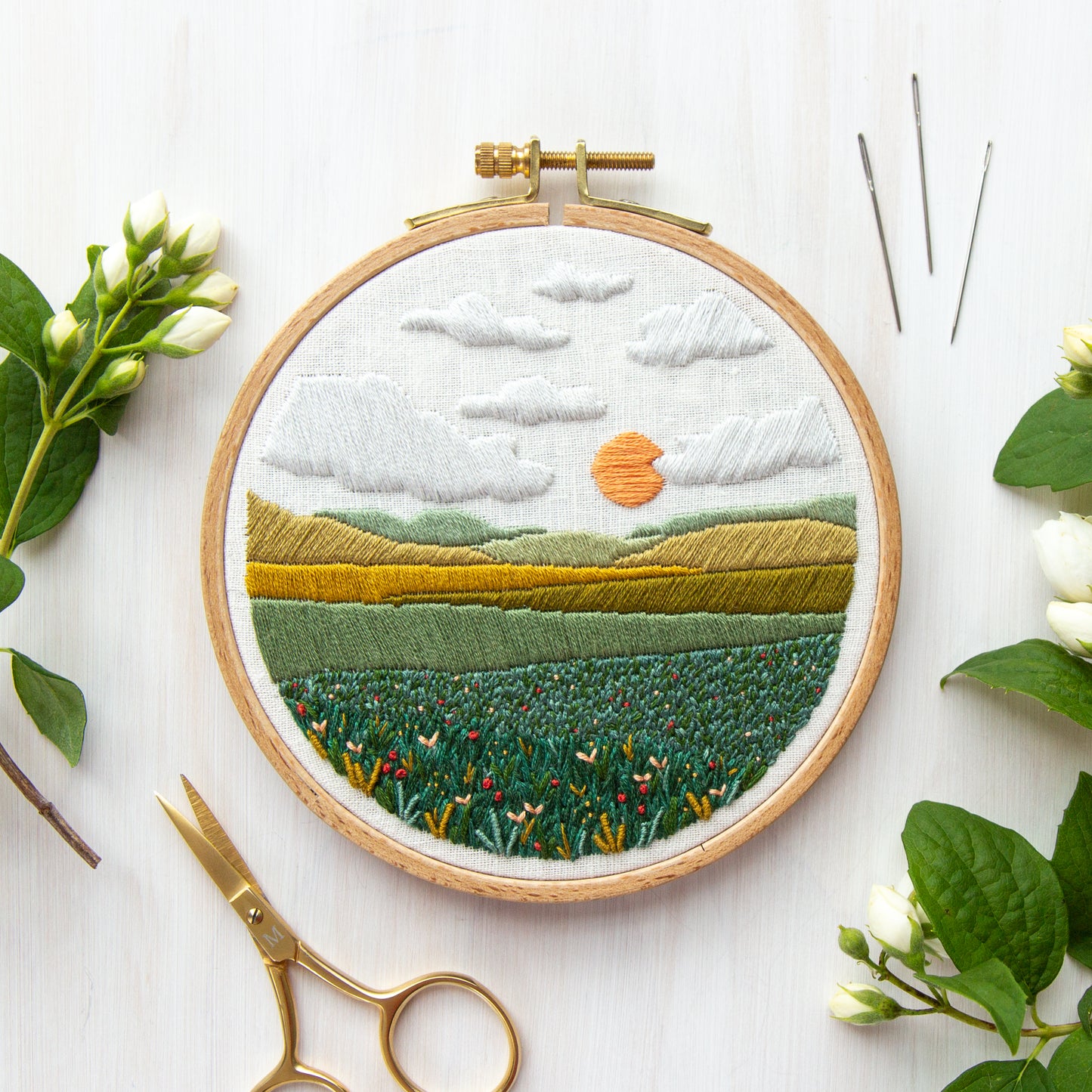 Mini-Meadow Embroidery Pattern