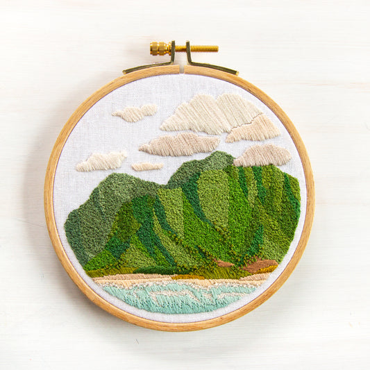 Somewhere to Lava Embroidery Pattern