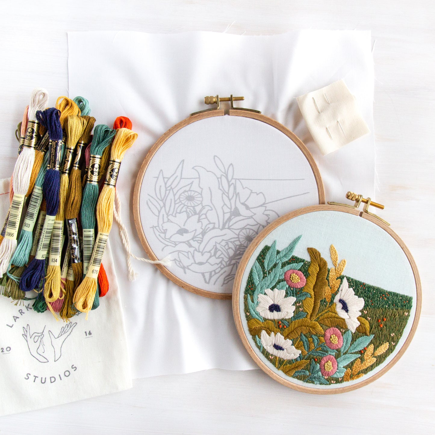 Wildflowers Embroidery Kit