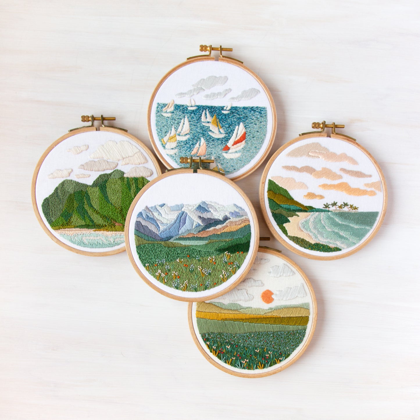 Five 5" Landscapes Bundle
