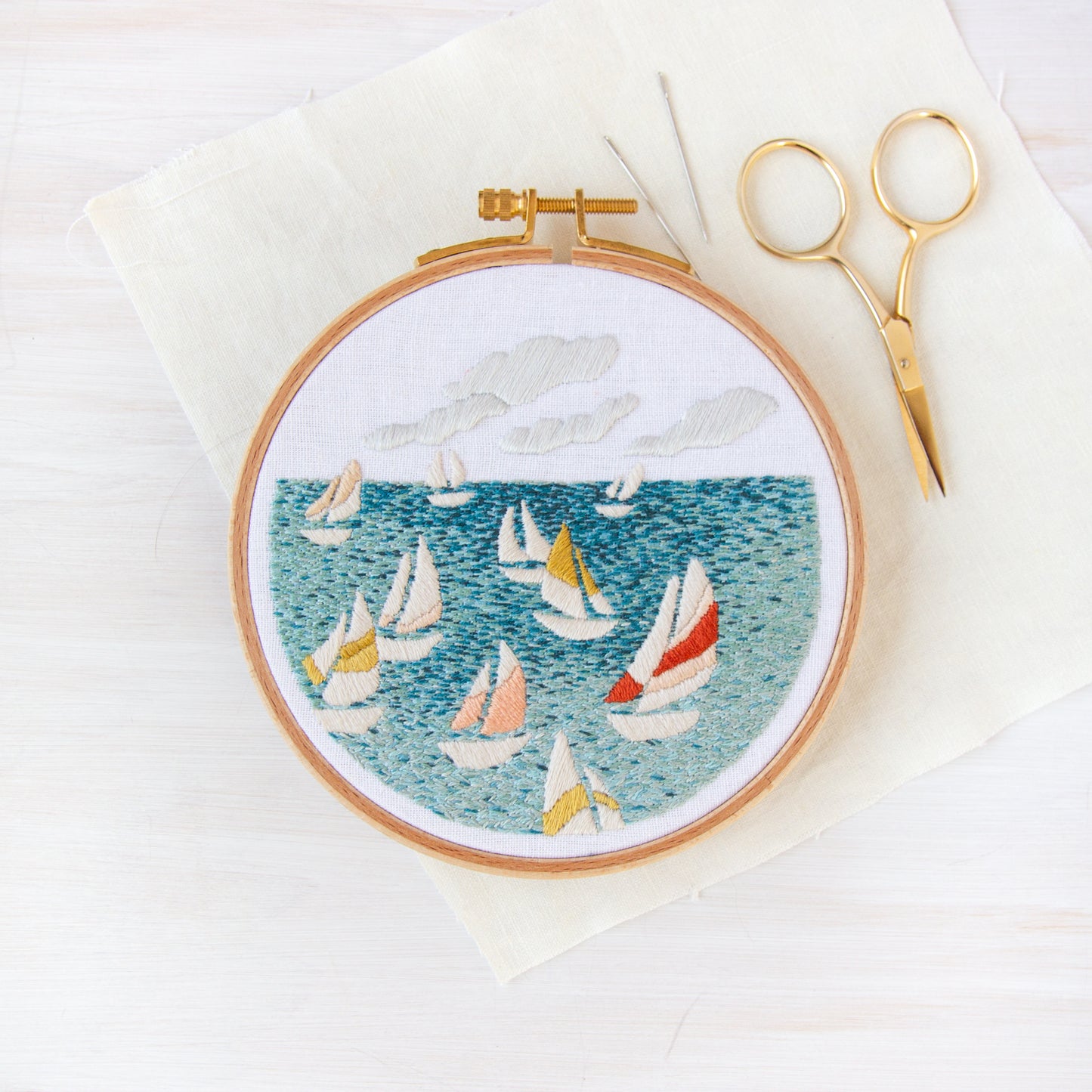 Regatta Embroidery Pattern