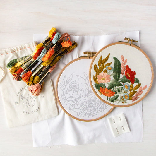 Wildflowers Embroidery Kit