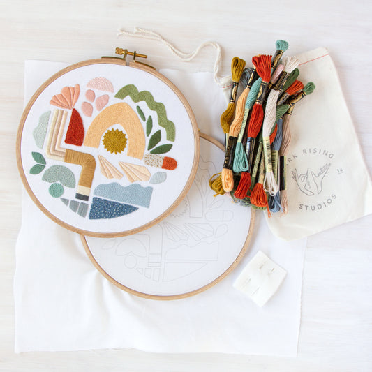 Coastal Formations Embroidery Kit